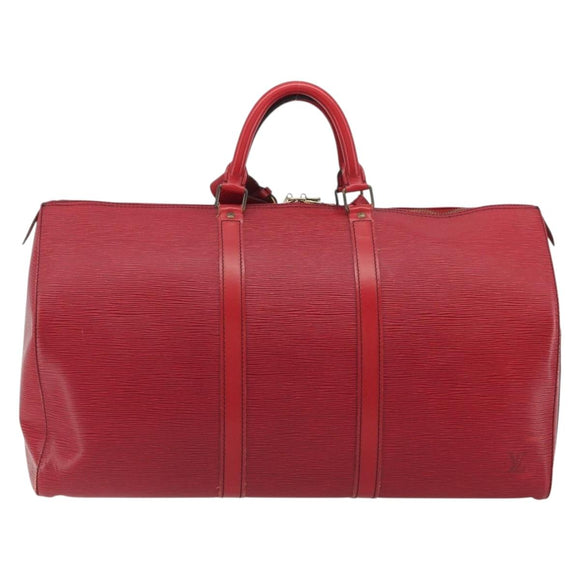 LOUIS VUITTON Monogram Keepall 50 Boston Bag M41426 LV Auth 194090