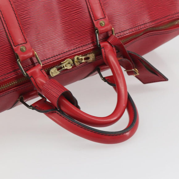 LOUIS VUITTON Monogram Keepall 50 Boston Bag M41426 LV Auth 194090