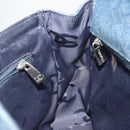 CHANEL COCO Mark Chain Shoulder Bag Denim Blue Clear CC Auth 194091V-22