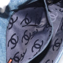 CHANEL COCO Mark Chain Shoulder Bag Denim Blue Clear CC Auth 194091V-24