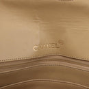 CHANEL Matelasse Chain Shoulder Bag Lamb Skin Beige Gold Tone CC Auth 194094A-21