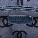 CHANEL Wild Stitch Matelasse Shoulder Bag Suede Black Gold Tone CC Auth 194096V-19