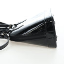 LOUIS VUITTON Monogram Vernis Alma BB Hand Bag Noir Manetic M90063 Auth 194104SM-4