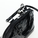 LOUIS VUITTON Monogram Vernis Alma BB Hand Bag Noir Manetic M90063 Auth 194104SM-6