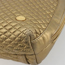 BALLY Backpack Leather Gold Auth 194106-8