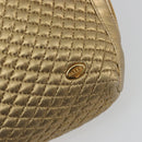 BALLY Backpack Leather Gold Auth 194106-18