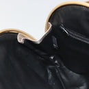 BALLY Backpack Leather Gold Auth 194106-21