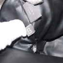 BALLY Backpack Leather Gold Auth 194106-12