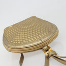 BALLY Backpack Leather Gold Auth 194106-6