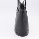 SAINT LAURENT Hand Bag Leather Black Auth 194110-3