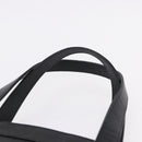 SAINT LAURENT Hand Bag Leather Black Auth 194110-7