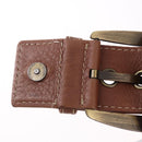 CELINE Hand Bag Leather Brown Auth 194115V-15