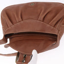 CELINE Hand Bag Leather Brown Auth 194115V-16