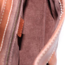 CELINE Hand Bag Leather Brown Auth 194115V-18