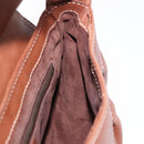 CELINE Hand Bag Leather Brown Auth 194115V-19