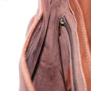 CELINE Hand Bag Leather Brown Auth 194115V-20