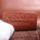 CELINE Hand Bag Leather Brown Auth 194115V-23