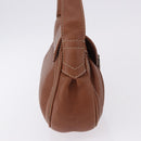 CELINE Hand Bag Leather Brown Auth 194115V-5