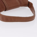 CELINE Hand Bag Leather Brown Auth 194115V-7