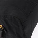 PRADA Chain Shoulder Bag Nylon Black Gold Tone Auth 194116-9