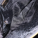 PRADA Chain Shoulder Bag Nylon Black Gold Tone Auth 194116-11