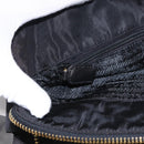 PRADA Chain Shoulder Bag Nylon Black Gold Tone Auth 194116-25