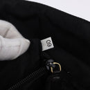 PRADA Chain Shoulder Bag Nylon Black Gold Tone Auth 194116-12