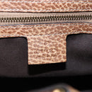 GUCCI GG Canvas Horsebit Tote Bag Beige Gold 223958 Auth 194118V-16
