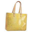 LOUIS VUITTON Monogram Vernis Columbus Tote Bag Gris M91028 LV Auth 194122-1