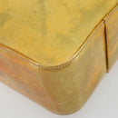 LOUIS VUITTON Monogram Vernis Columbus Tote Bag Gris M91028 LV Auth 194122-11