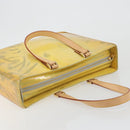 LOUIS VUITTON Monogram Vernis Columbus Tote Bag Gris M91028 LV Auth 194122-6