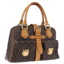 LOUIS VUITTON Monogram Manhattan GM Hand Bag M40025 LV Auth 194123-1