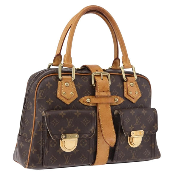 LOUIS VUITTON Monogram Manhattan GM Hand Bag M40025 LV Auth 194123