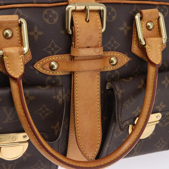 LOUIS VUITTON Monogram Manhattan GM Hand Bag M40025 LV Auth 194123