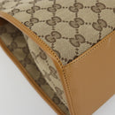 GUCCI GG Canvas Jackie Shoulder Bag Beige Gold 002 1067 1705 Auth 194125V-11