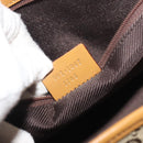 GUCCI GG Canvas Jackie Shoulder Bag Beige Gold 002 1067 1705 Auth 194125V-22