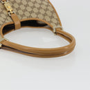 GUCCI GG Canvas Jackie Shoulder Bag Beige Gold 002 1067 1705 Auth 194125V-7