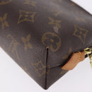 LOUIS VUITTON Monogram Pochette Cosmetic PM Cosmetic Pouch M47515 LV Auth 194126-16