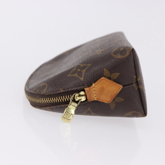 LOUIS VUITTON Monogram Pochette Cosmetic PM Cosmetic Pouch M47515 LV Auth 194126