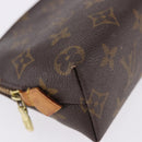 LOUIS VUITTON Monogram Pochette Cosmetic PM Cosmetic Pouch M47515 LV Auth 194126-7