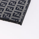 FENDI Zucchino Canvas Bifold Wallet Navy Auth 194127M-15
