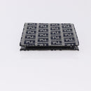 FENDI Zucchino Canvas Bifold Wallet Navy Auth 194127M-3