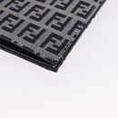 FENDI Zucchino Canvas Bifold Wallet Navy Auth 194127M-14