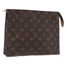 LOUIS VUITTON Monogram Poche Toilette 26 Pouch M47542 LV Auth 194129-1