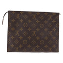 LOUIS VUITTON Monogram Poche Toilette 26 Pouch M47542 LV Auth 194129-2