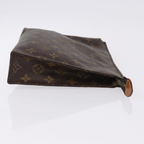 LOUIS VUITTON Monogram Poche Toilette 26 Pouch M47542 LV Auth 194129