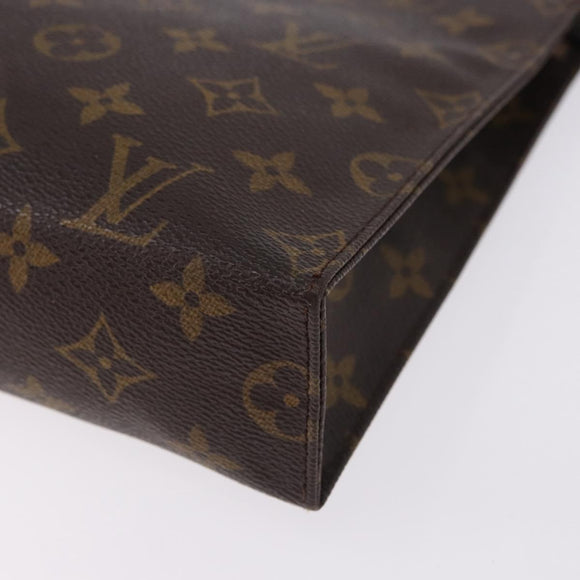 LOUIS VUITTON Monogram Poche Toilette 26 Pouch M47542 LV Auth 194129