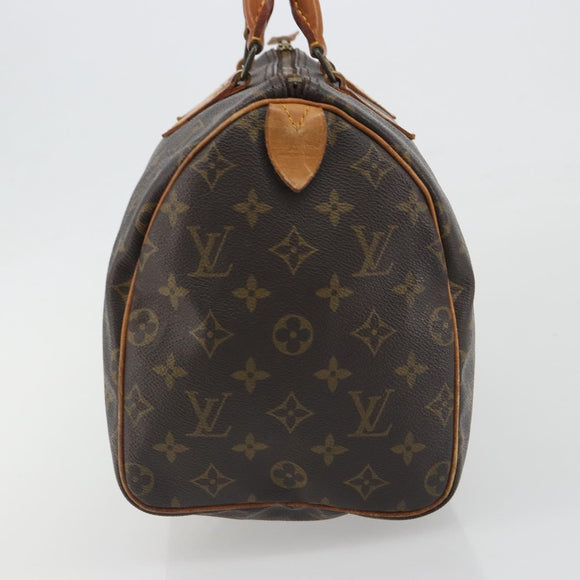 LOUIS VUITTON Monogram Speedy 30 Hand Bag M41526 LV Auth 194130A