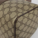 GUCCI GG Supreme Hand Bag PVC Leather Beige Gold Tone 002 123 6842 Auth 194131-10