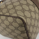 GUCCI GG Supreme Hand Bag PVC Leather Beige Gold Tone 002 123 6842 Auth 194131-11